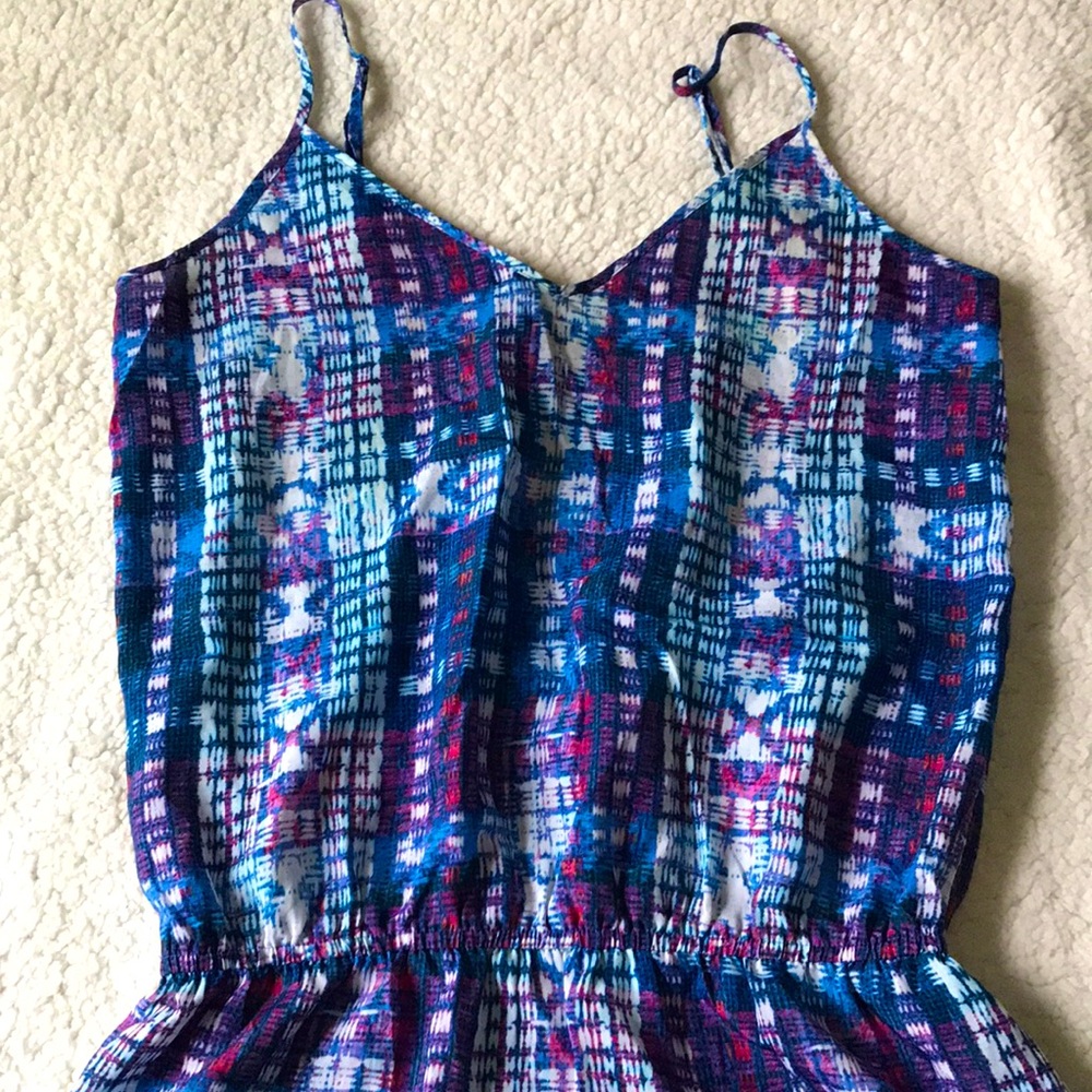 Adjustable lightweight mini dress